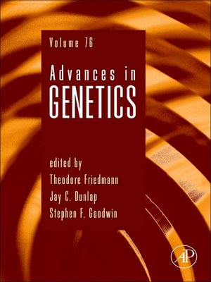 cover image of Advances in Genetics